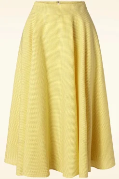 Sale Sailing Breeze Swing Rok In Geel Vrouwen Rokken