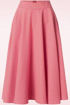 Outlet Sailing Breeze Swing Rok In Rood Vrouwen Rokken