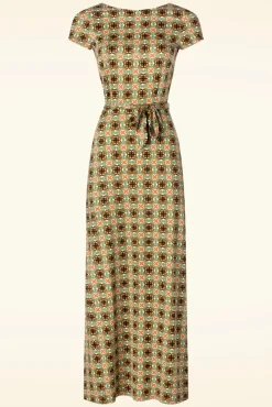 Best Sally Casey Maxi Jurk In Multi Vrouwen Maxi Jurken