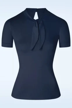 Sandy Loves Danny Top In Marineblauw Vrouwen Tops