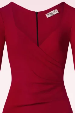 Selene Koker Jurk In Dieprood Vrouwen Plus Size Jurken