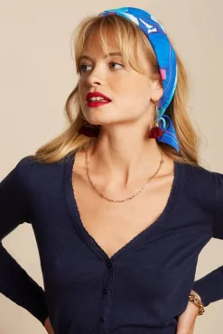 Hot Seycelles Sjaal In Surfblauw Vrouwen Sjaals