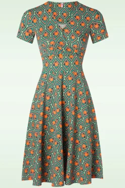 Outlet Shalala Tralala Jurk In Flower Mirror Of Joy Vrouwen Swing Jurken