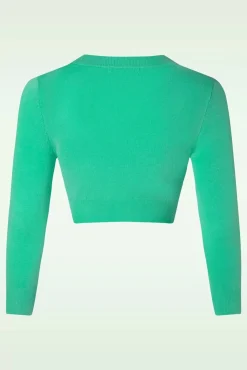 Online Shela Cropped Cardigan In Opaal Vrouwen Vestjes