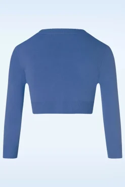 Shela Cropped Vest In Viola Lblauw Vrouwen Vestjes