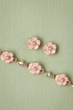 New Small Rose Oorstekers In Zacht Roze Vrouwen Sieraden