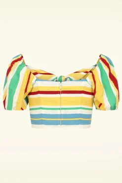 Discount Solange Crop Top In Multi Vrouwen Tops