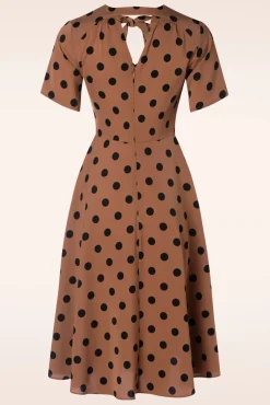 Sale Spot Set Sail Swing Jurk In Bruin Vrouwen Swing Jurken