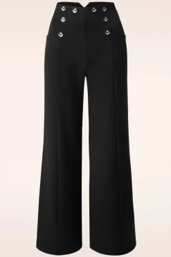 Best Stay Awhile Broek In Zwart Vrouwen Broeken