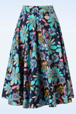 Sale Summer Bee Swing Rok In Marineblauw Vrouwen Rokken