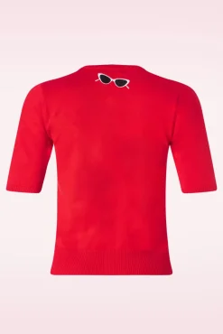 Discount Summer Lovin' Cardigan In Rood Vrouwen Truitjes