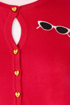 Discount Summer Lovin' Cardigan In Rood Vrouwen Truitjes