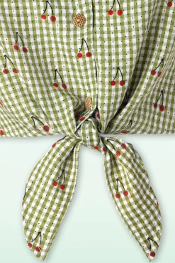 Outlet Sweet Pea Blouse In Groen Vrouwen Blouses