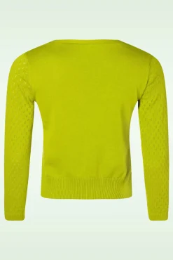 Clearance Sweet Petite Cardigan Traditional In Groen Vrouwen Vestjes