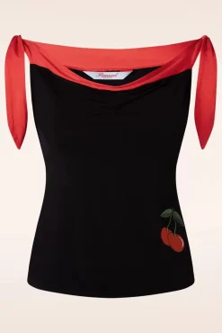 Sweet Summer Top In Zwart En Rood Vrouwen Tops