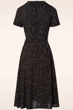 Online Swingjurk Met Stippen In Zwart Vrouwen Swing Jurken
