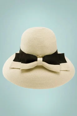 New Tara Hoed In Naturel En Zwart Vrouwen Hoeden & Fascinators