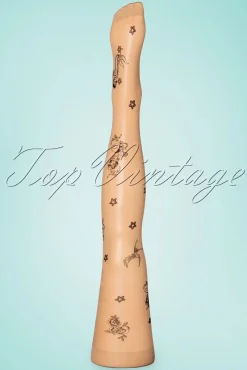 New Tattoo Sailor Girl Panty In Neutraal Vrouwen Panty's