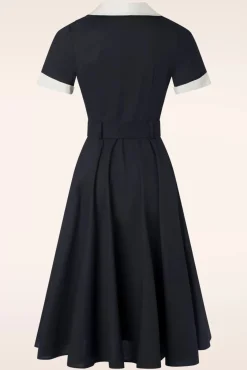 Hot Taylor Swing Jurk In Zwart Vrouwen Plus Size Jurken