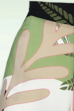 New Terri Broek Met Wijde Pijpen In Multi Vrouwen Broeken