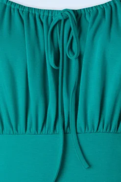 Outlet Tessy Swing Jurk In Turquoise Vrouwen Plus Size Jurken