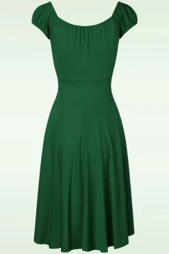 Best Tessy Swingjurk In Bosgroen Vrouwen Plus Size Jurken