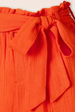 Best Tetra Short In Oranje Vrouwen Broeken