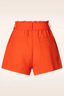 Best Tetra Short In Oranje Vrouwen Broeken