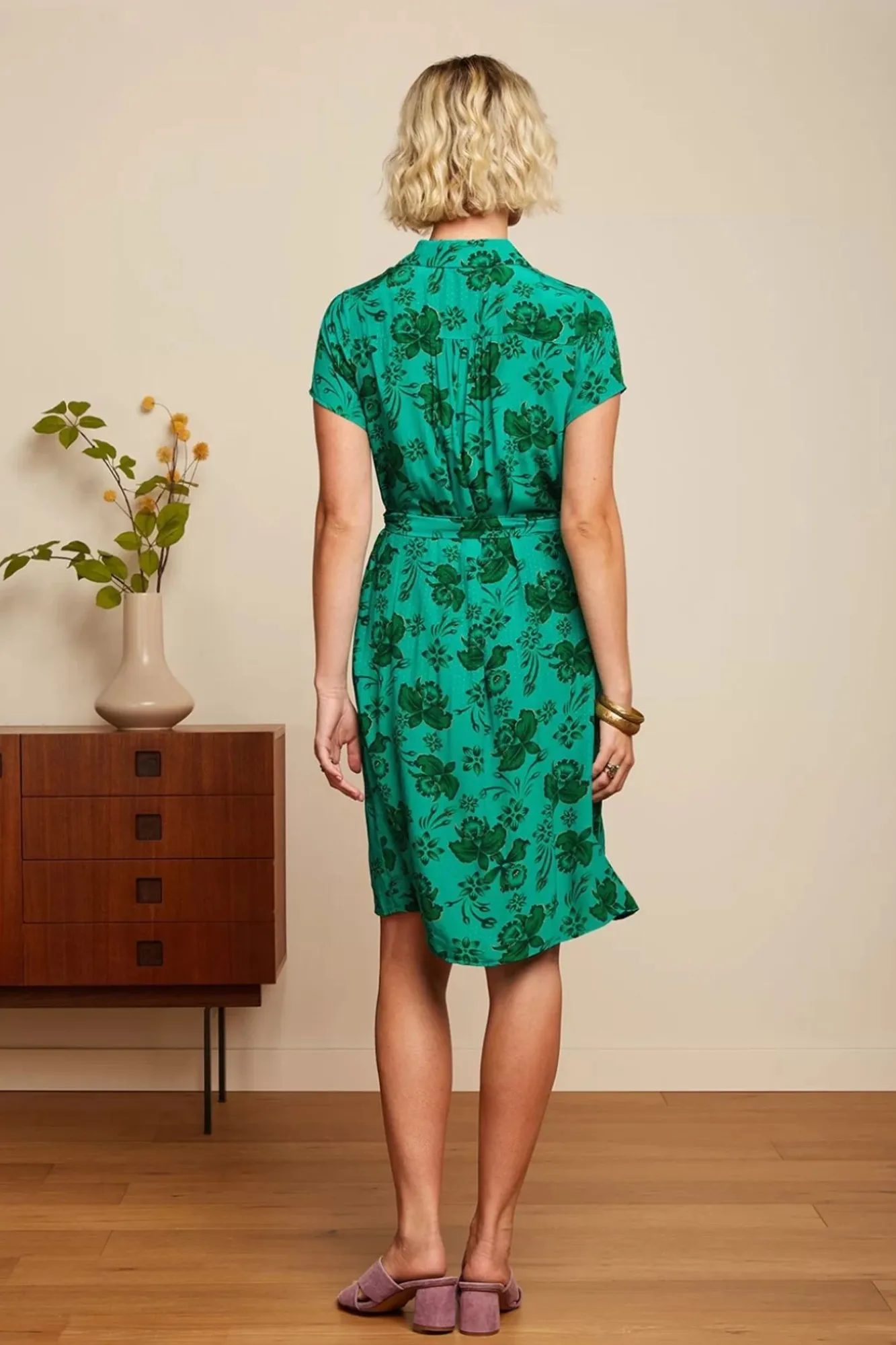 Hot Tex Jurk Coralie In Aqua Groen Vrouwen Plus Size Jurken