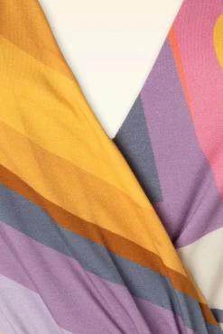 Thalia Jumpsuit In Sixties Lavendel Vrouwen Playsuits & Jumpsuits