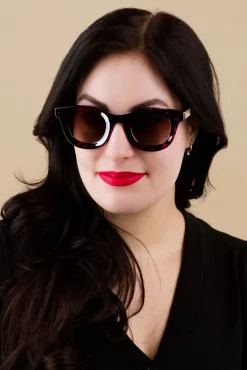 Sale That Girl Zonnebril In Bruin Vrouwen Zonnebrillen