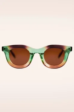 Best That Girl Zonnebril In Kaki Vrouwen Zonnebrillen