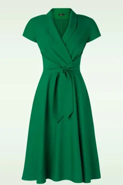 Best The Emma Swing Jurk In Smaragdgroen Vrouwen Plus Size Jurken