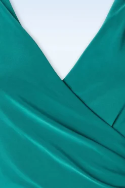 Hot The Geneveeve Pencil Jurk In Turqoise Vrouwen Plus Size Jurken