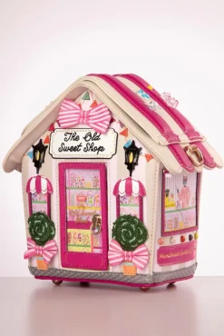 Discount The Old Sweet Shop House Handtas In Roze Vrouwen Tassen