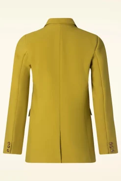 Sale Tina Simonet Blazer In Sulphur Geel Vrouwen Jassen