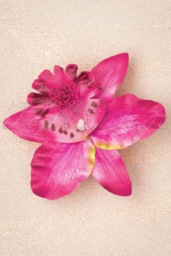 Best Tropical Vibes Haarbloemclip In Roze Vrouwen Haaraccessoires