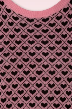 Best Trui Met Hartpatroon In Roze Vrouwen Truitjes