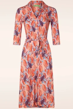 Tulsa Jurk In Bee And Orchid Vrouwen Plus Size Jurken