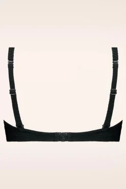 New Twisted Bikinitop In Zwart Snake Vrouwen Bikini's