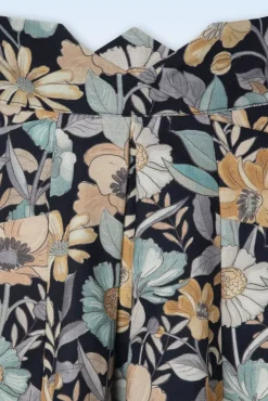 New Vania Lee Floral Skirt In Navy Vrouwen Rokken