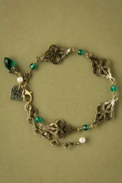 Victoriaanse Filigraanarmband In Smaragd Vrouwen Sieraden