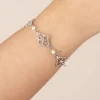 Clearance Victorian Filigraan Armband In Zilver En Glas Vrouwen Sieraden