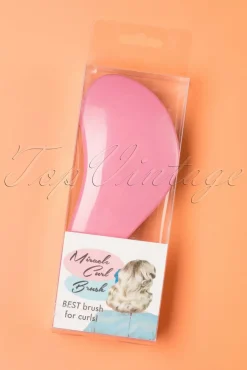 Outlet Vintage Haarstyling: Miracle Curl Brush In Roze Vrouwen Haarstyling