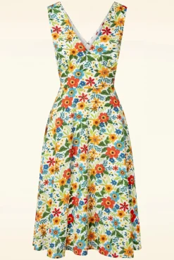 Sale Wild Garden Swing Jurk In Gebroken Wit Vrouwen Plus Size Jurken