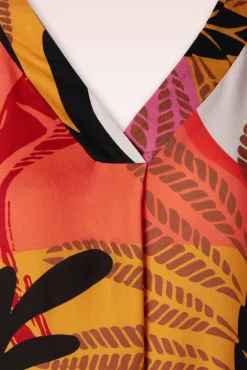 Clearance Winona Maxi Jurk In Oranje Vrouwen Plus Size Jurken